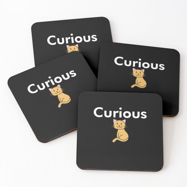 Item preview,  Curious Cat Quote Design designed and sold by AritraSur.