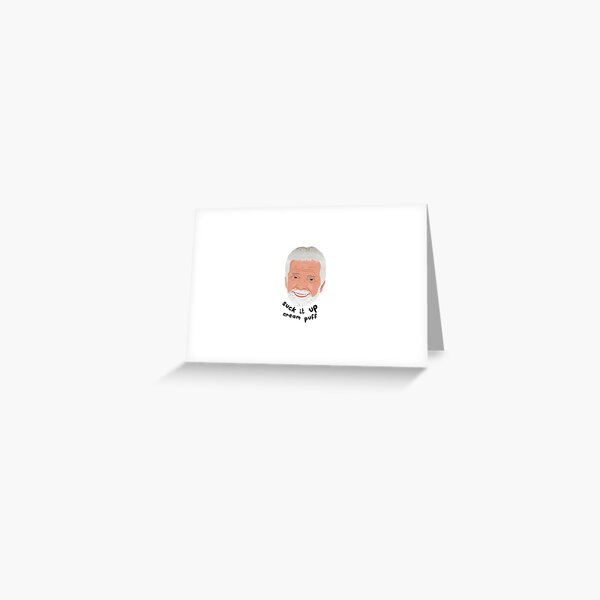 Captain Lee - Suck It Up Cream Puff Greeting Card