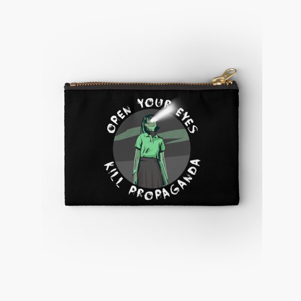 Item preview, Open Your Eyes, Kill Propaganda Green – Mass Media Resistance designed and sold by The Green Corner.