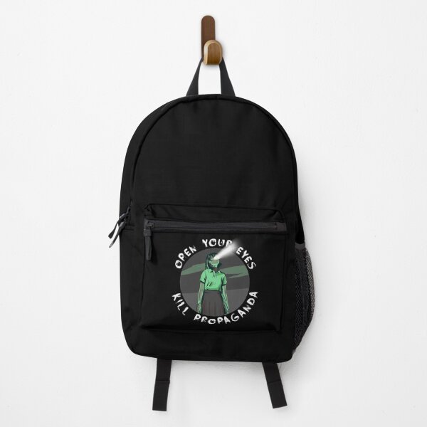 Item preview, Open Your Eyes, Kill Propaganda Green – Mass Media Resistance designed and sold by The Green Corner.
