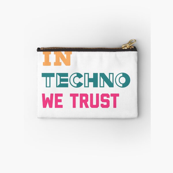 Item preview, IN TECHNO WE TRUST  designed and sold by MNSDesignHub.