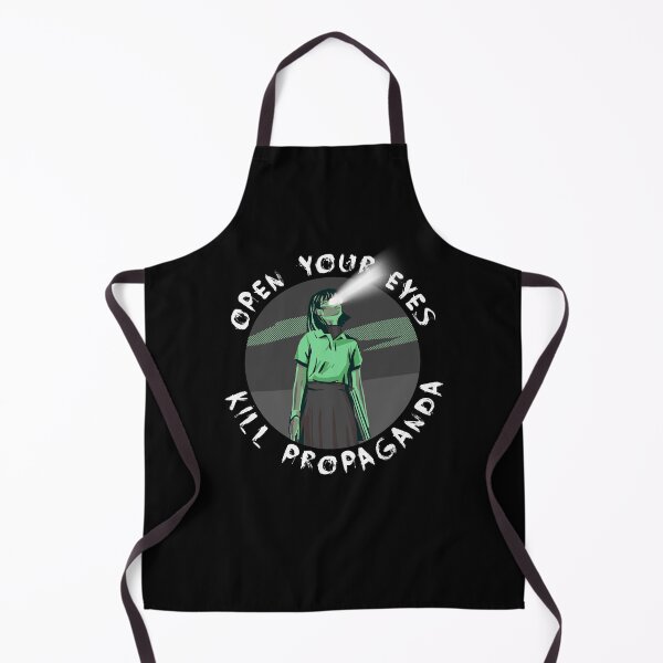 Item preview, Open Your Eyes, Kill Propaganda Green – Mass Media Resistance designed and sold by The Green Corner.