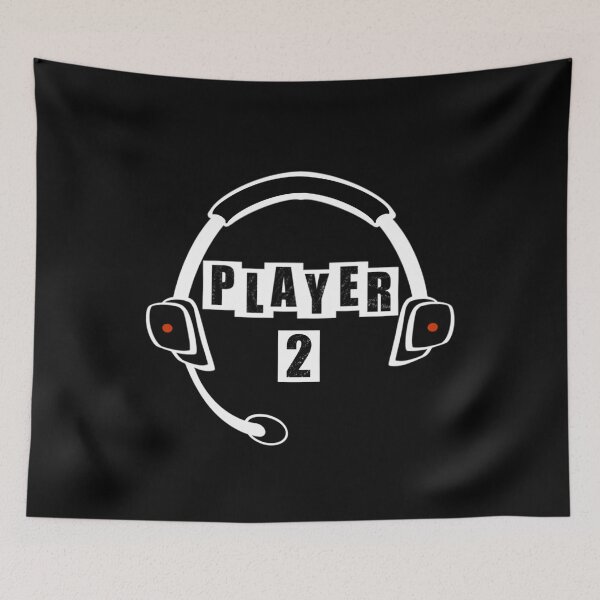 Item preview, Player Two Headset - Black designed and sold by BusyMonkeys.