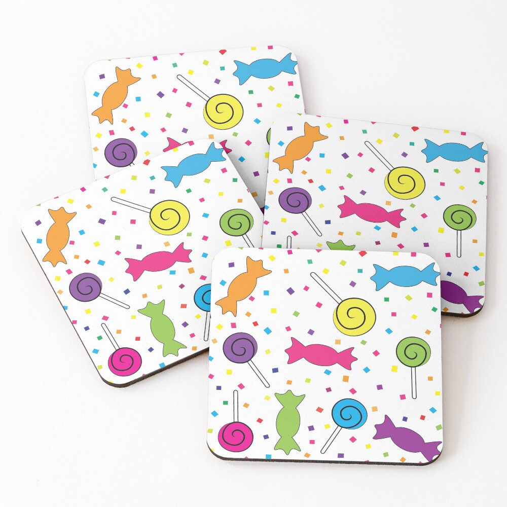 Item preview, Coasters (Set of 4) designed and sold by TheQueuingLife.