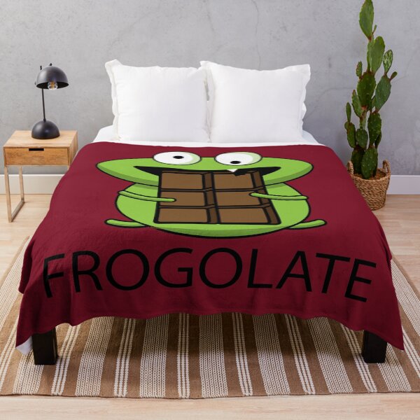 Item preview, Funny frog loves chocolate designed and sold by spontania.