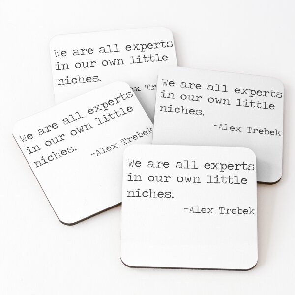Item preview, Alex Trebek Quote Design designed and sold by AritraSur.