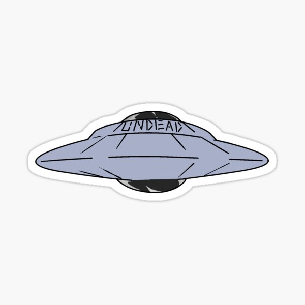 Undead Gaucho UFO Sticker