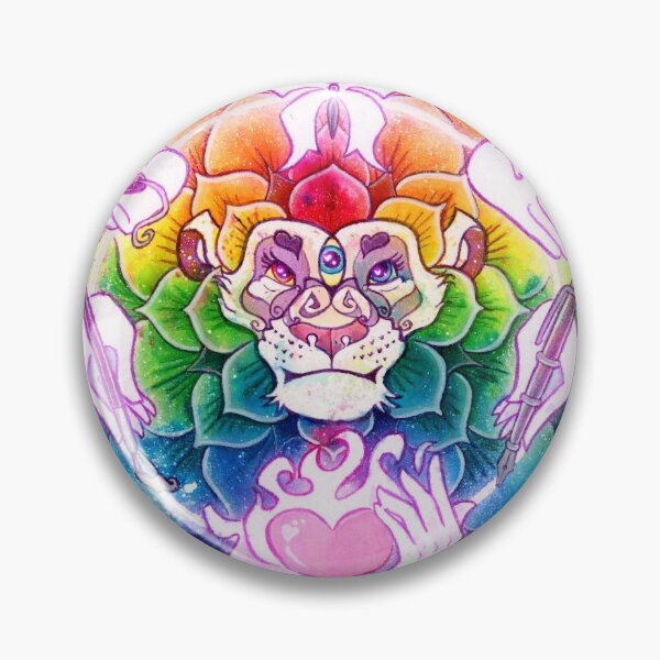 Artikelvorschau, Herzwerke - Afalon - Regenbogen Lotus Löwe entworfen und verkauft von Kat Cardy.