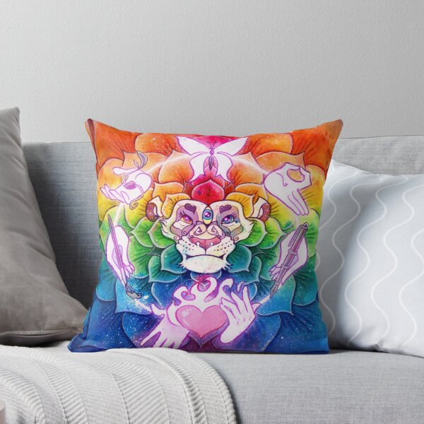 Item preview, Heartworks - Afalon - Rainbow Lotus Lion designed and sold by Kat Cardy.