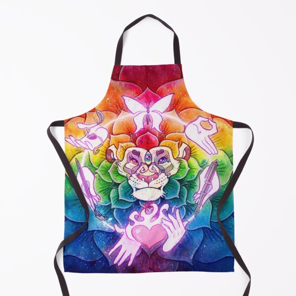 Item preview, Heartworks - Afalon - Rainbow Lotus Lion designed and sold by Kat Cardy.