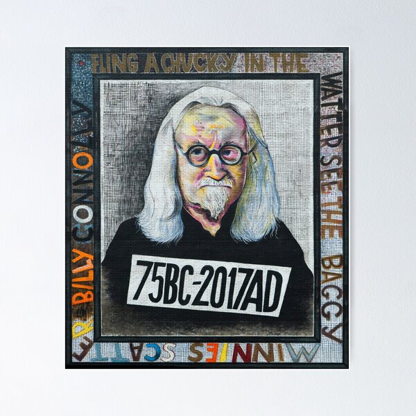 Item preview, Sir Billy Connolly in pastel designed and sold by brian mcdonnell.