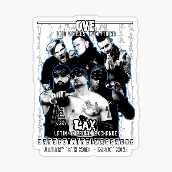 Item preview, LAX v oVe - Barbed Wire Massacre designed and sold by refbumptees.