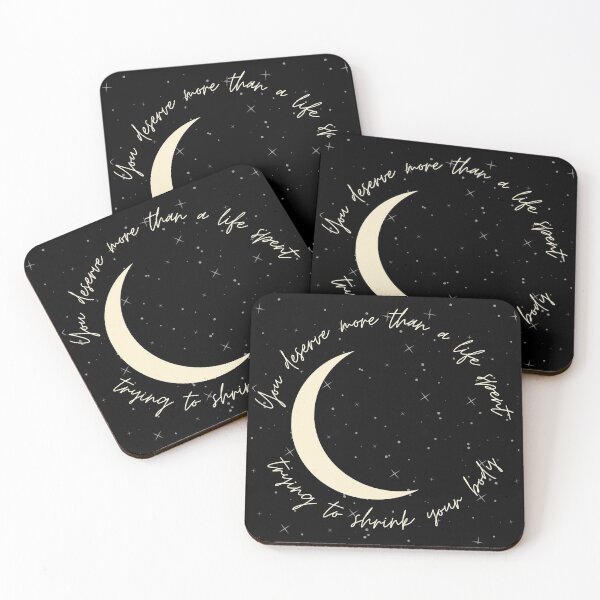 Item preview, You Deserve More Than A Life Spend Trying to Shrink Your Body - Circle Moon designed and sold by jshujules.