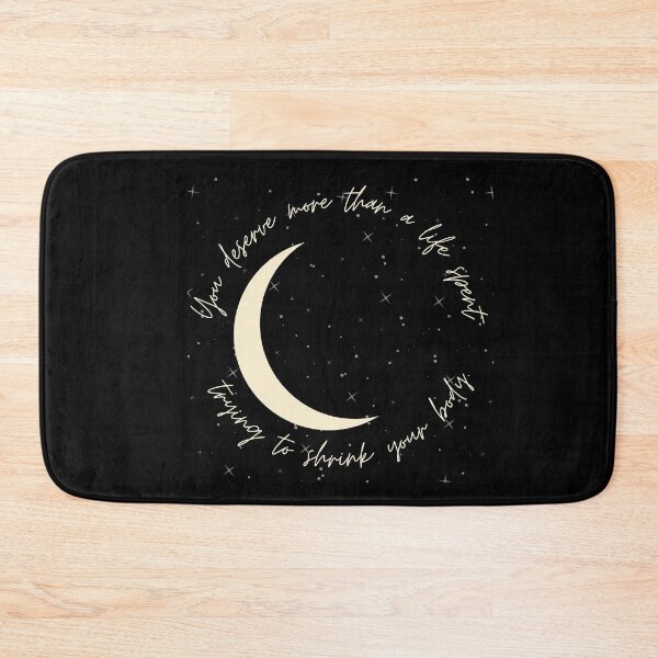Item preview, You Deserve More Than A Life Spend Trying to Shrink Your Body - Circle Moon designed and sold by jshujules.