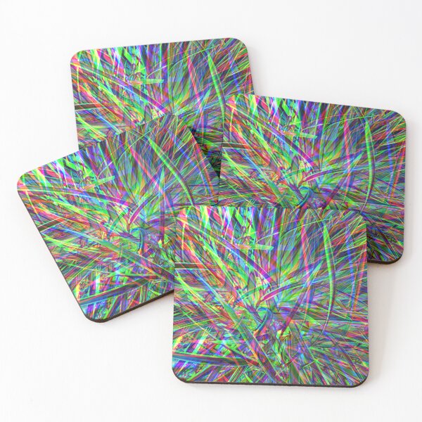 Item preview, Rainbow Psychedelic Grass Leaves designed and sold by EdenLiving.
