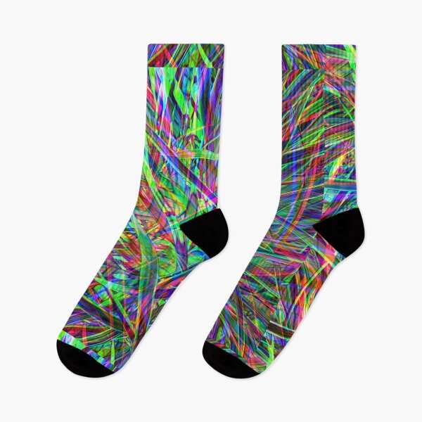 Item preview, Rainbow Psychedelic Grass Leaves designed and sold by EdenLiving.