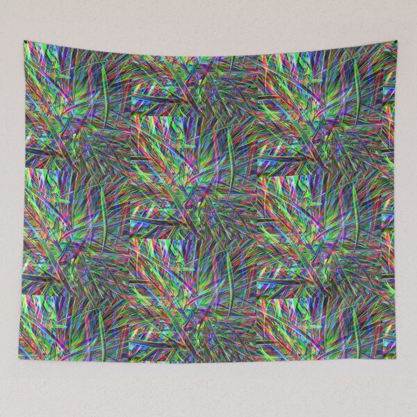 Item preview, Rainbow Psychedelic Grass Leaves designed and sold by EdenLiving.