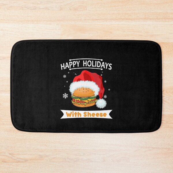 Item preview, Happy Holidays With Cheese Christmas Cheeseburger designed and sold by printrendstore.