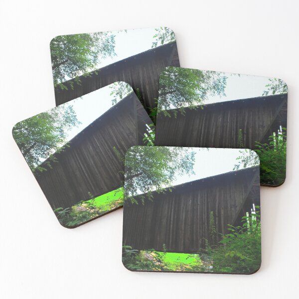 Item preview, Looking Up At Stovall Mill Covered Bridge designed and sold by LisaWootenPhoto.