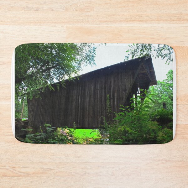 Item preview, Looking Up At Stovall Mill Covered Bridge designed and sold by LisaWootenPhoto.