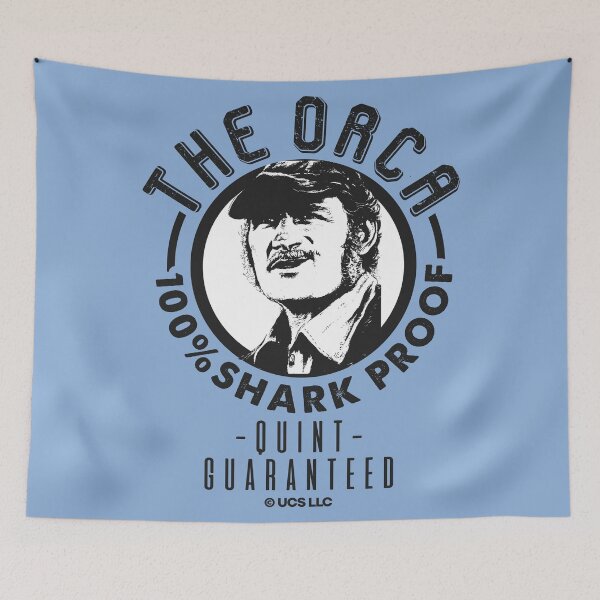 Item preview, Jaws movie the Orca 100% shark proof. Birthday party gifts. Officially licensed merch. designed and sold by chrlalexandru.