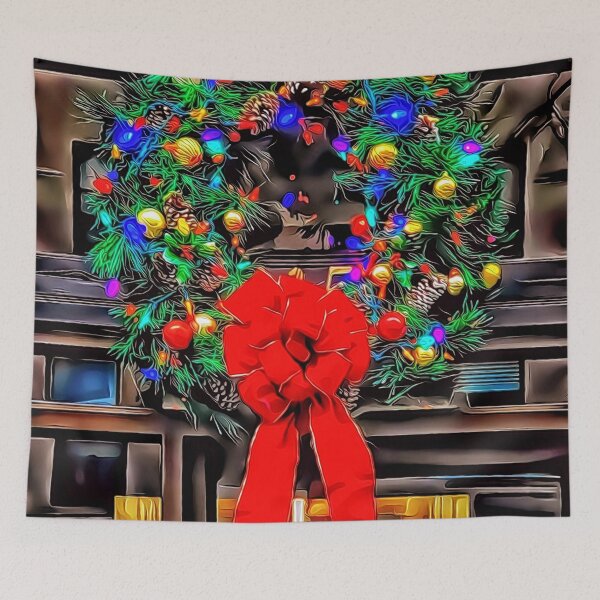Item preview, Wreath with Red Bow designed and sold by RitaMaye.