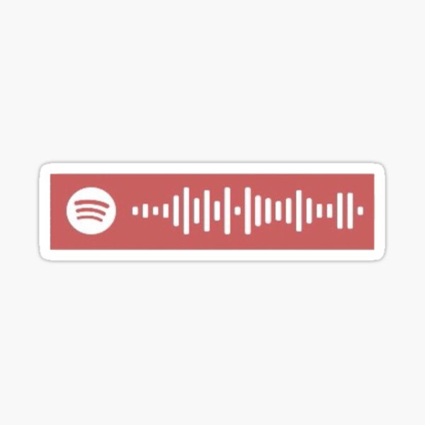 "all i want by olivia rodrigo spotify code" Sticker by inescabs | Redbubble