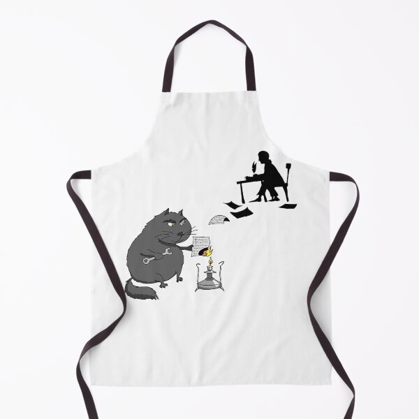 Item preview, Manuscripts don't burn - The Master & Cat Behemoth - Funny Mikhail Bulgakov "The Master and Margarita" Gift designed and sold by r-silver.