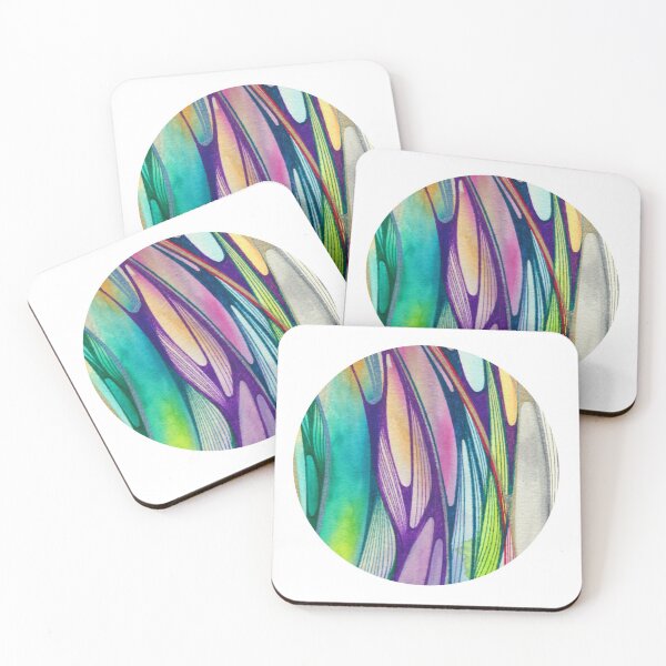 Item preview, ORIGIN INADIS. Original handmade watercolor fine art circle designed and sold by Azanza.