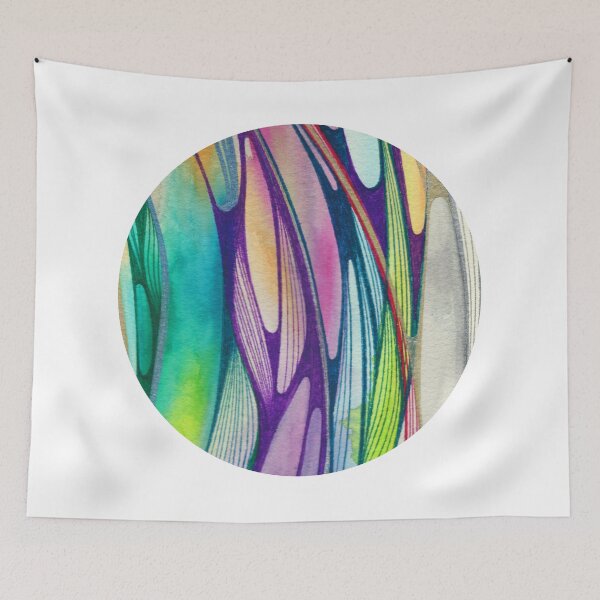 Item preview, ORIGIN INADIS. Original handmade watercolor fine art circle designed and sold by Azanza.