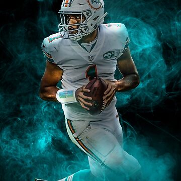 Tua Tagovailoa Miami Sports Art Sticker for Sale by JRoseGraphics