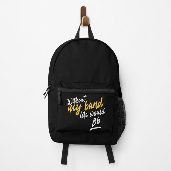 Item preview, Life without my band would B flat, music puns for bands, singers, musicians, orchestras designed and sold by DeliriousSteve.