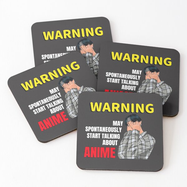 Item preview, Warning May Spontaneously Start Talking About Anime designed and sold by ds-4.