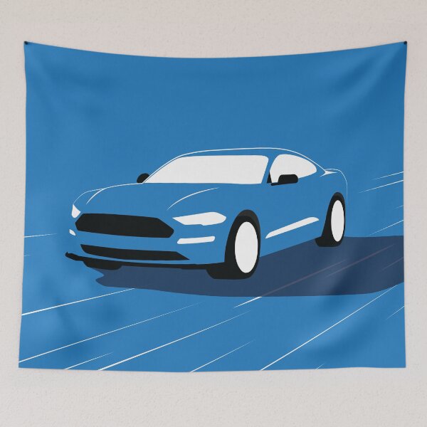 Item preview, Ford Mustang Vector Art designed and sold by Demetros Design Studio.