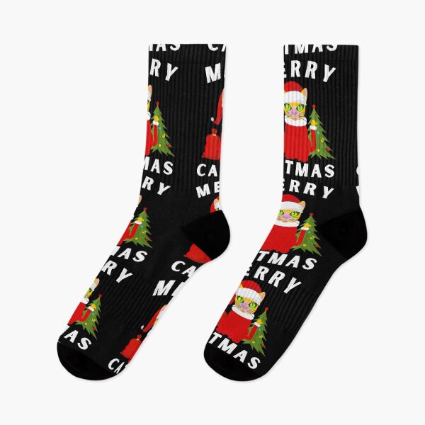 Artikelvorschau, Frohe Weihnachten für Katzenliebhaber entworfen und verkauft von Apoorv Choudhary.