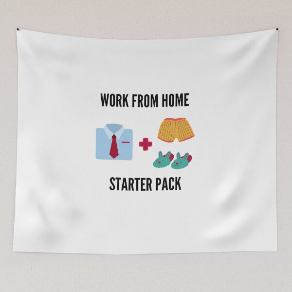 Item preview, Work from home starter pack - funny designed and sold by Arts-And-Things.
