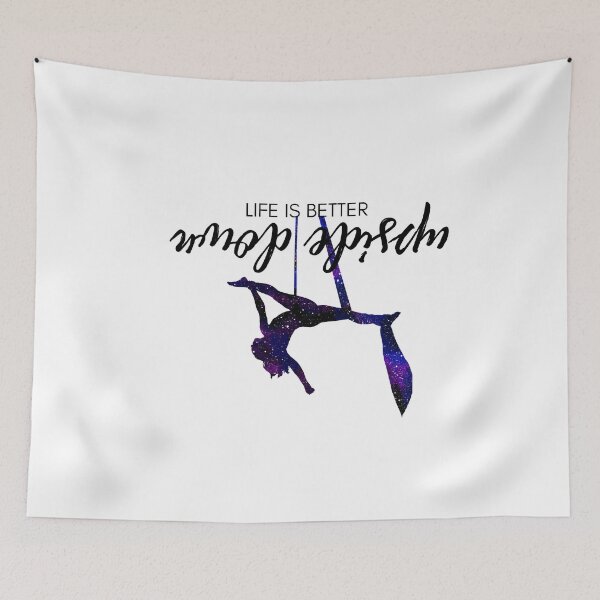 Item preview, Life is better Upside Down - Galaxy Silks designed and sold by jshujules.
