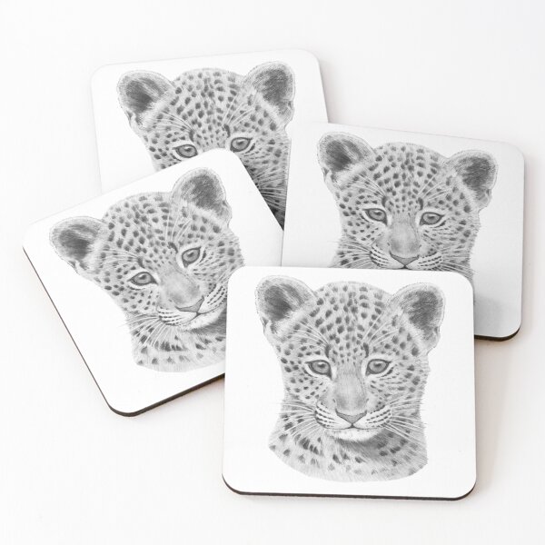 Item preview, Leopard cub portrait designed and sold by Avelyn.