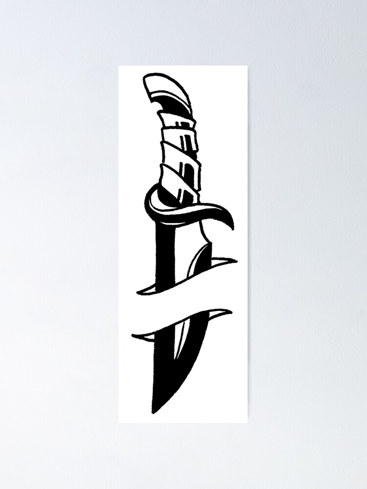 Dagger Knife Tattoo - easy.ink™