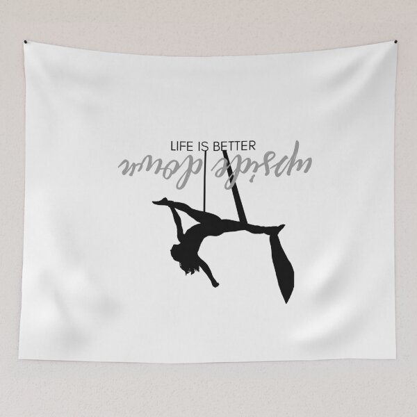 Item preview, Life is better Upside Down - Silks with Grey designed and sold by jshujules.