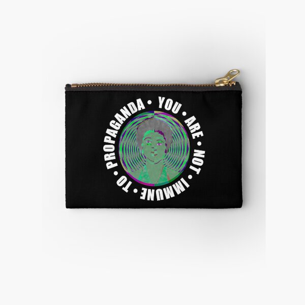 Item preview, You Are Not Immune To Propaganda – Mass Media Green Optical Illusion designed and sold by The Green Corner.