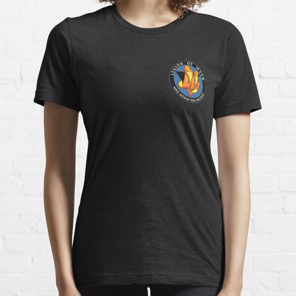 Legion of Myth Logo (Small | Black) Essential T-Shirt