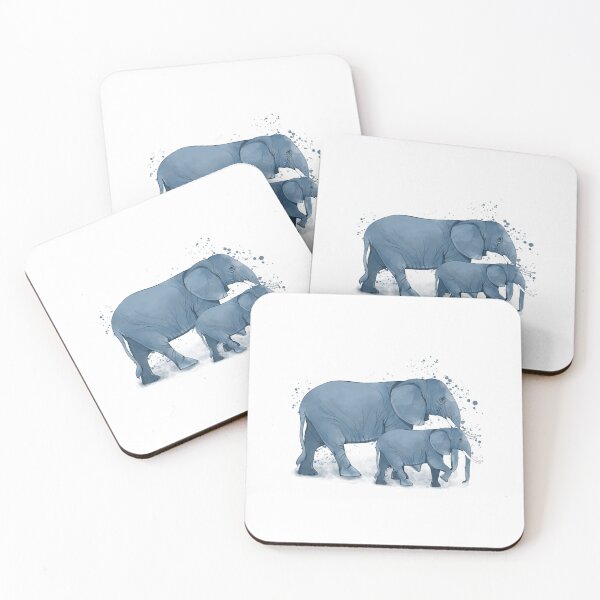 Item preview, Elephant and Baby designed and sold by Afrigraphix.