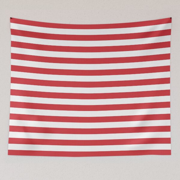 Item preview, Small RED and WHITE Horizontal STRIPES designed and sold by RachelMacht.