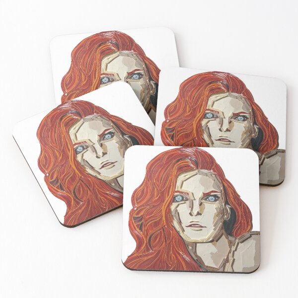 Item preview, Woman with Hair Like Fire designed and sold by NerdPaperArtist.