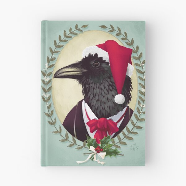 Item preview, Hipster Poe & Raven Christmas designed and sold by CrickettGrrrl.
