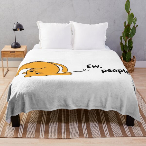 Item preview, Ew People - Funny Ginger Cat - Orange Tabby Cat designed and sold by mydoodlesateme.