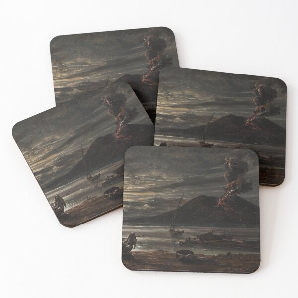Item preview, Vesuvius in eruption, Moonlight (1821) - Johan Christian Dahl designed and sold by SALON DES ARTS.