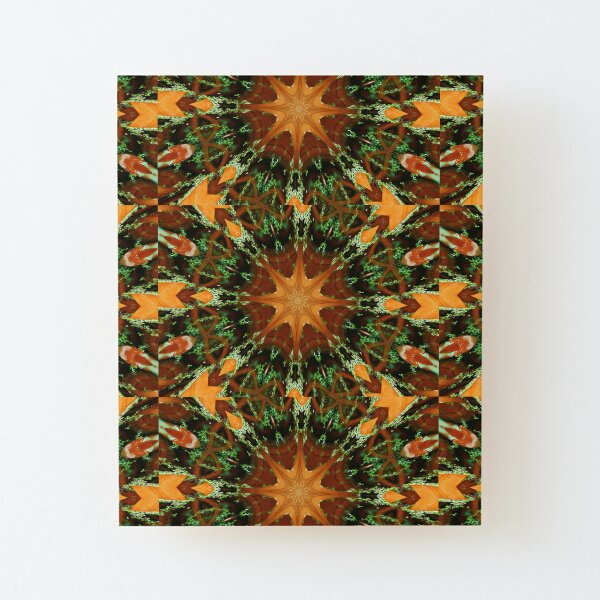 Psychodelic 3 Wood Mounted Print