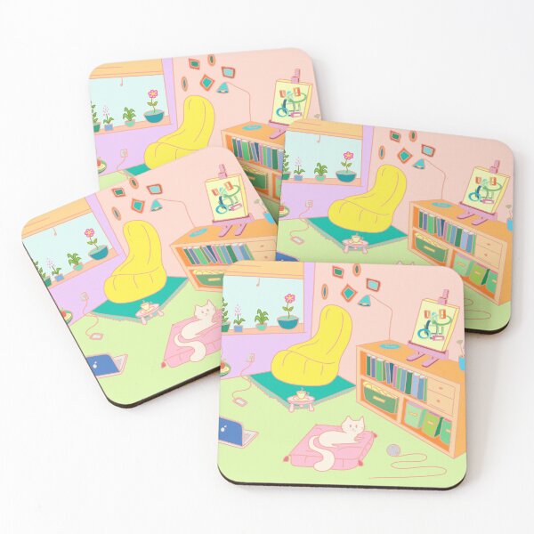 Item preview, Cozy Kitty Corner  designed and sold by DoodleDooArt.